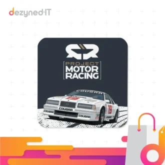Project Motor Racing Cork-Back Coaster